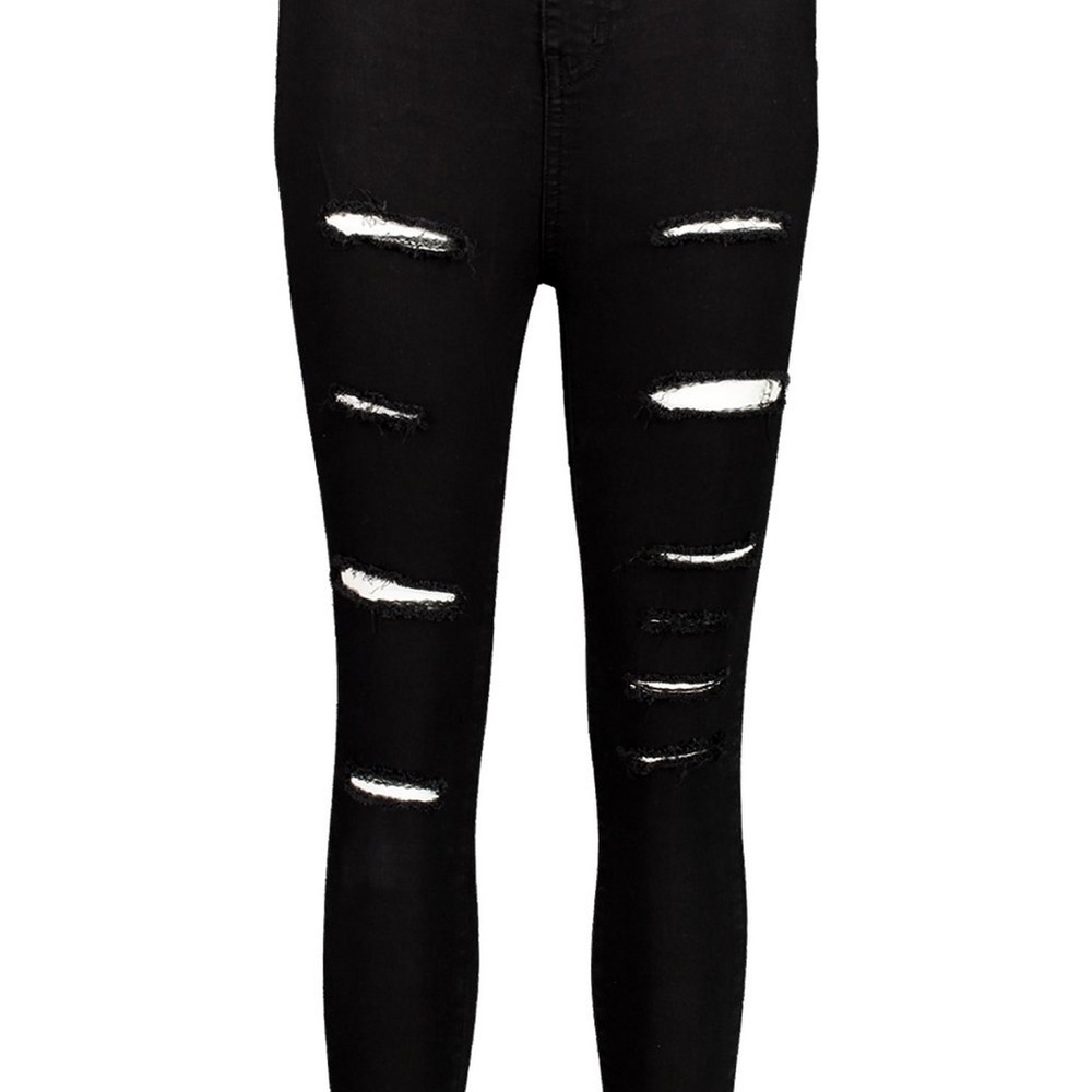 Petite Slash Rip Jegging - Picture 5 of 5